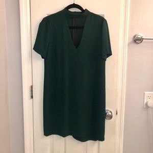 Forest Green Zara Choker Dress